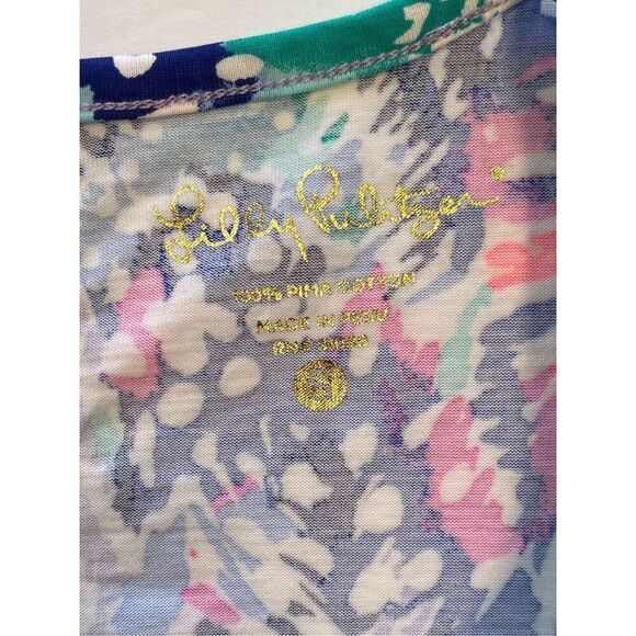 Lilly Pulitzer Beacon Dress Long Sleeve Quill Out V Neck Wm Size Small FLAWLESS - Picture 3 of 11